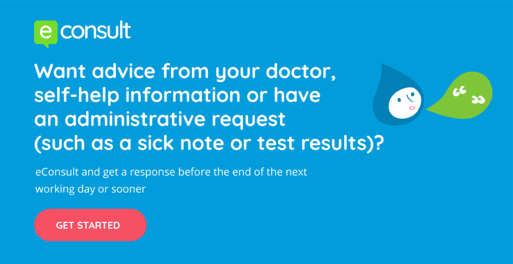 Use econsult when you want advice from your doctor self help info or when you have an admin request
